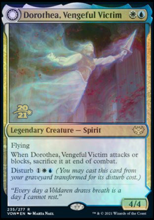 Dorothea, Vengeful Victim // Dorothea's Retribution [Innistrad: Crimson Vow Prerelease Promos] | Chromatic Games