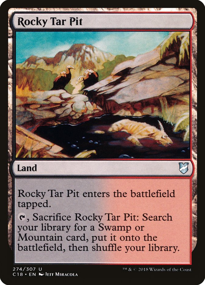Rocky Tar Pit [Commander 2018] | Chromatic Games