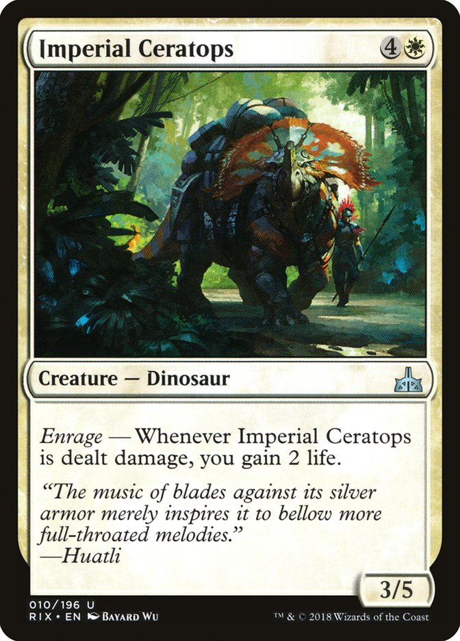 Imperial Ceratops [Rivals of Ixalan] | Chromatic Games