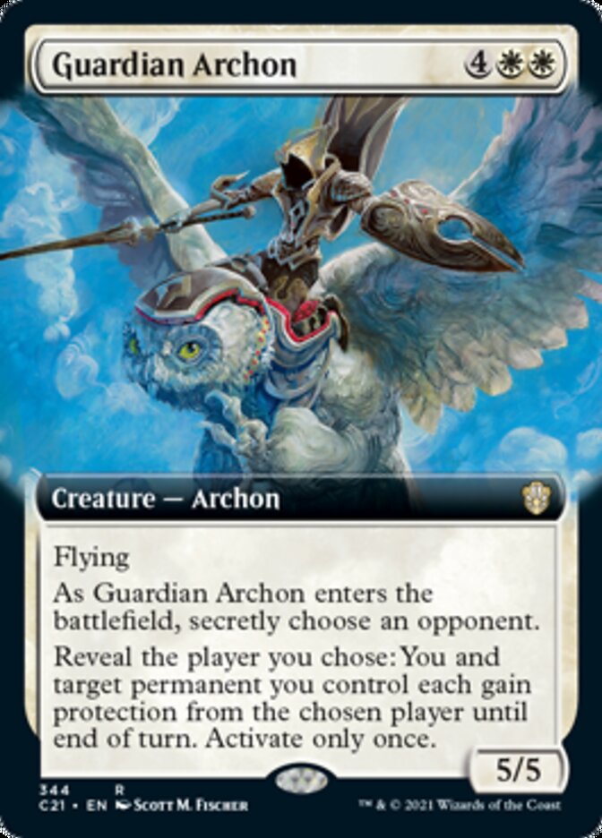 Guardian Archon (Extended Art) [Commander 2021] | Chromatic Games