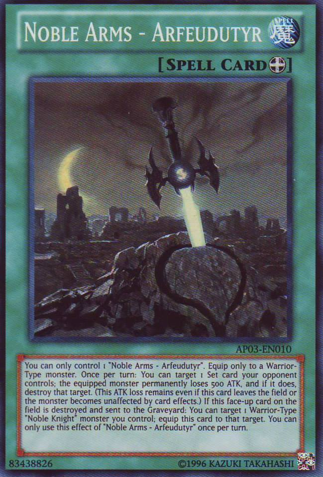 Noble Arms - Arfeudutyr [AP03-EN010] Super Rare | Chromatic Games