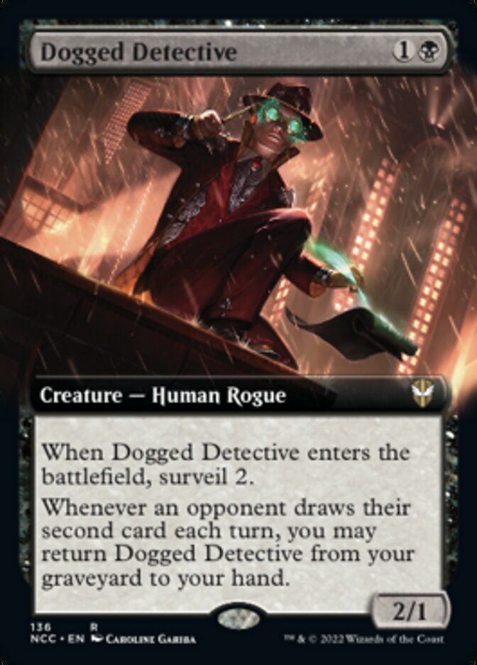 Dogged Detective (Extended Art) [Streets of New Capenna Commander] | Chromatic Games