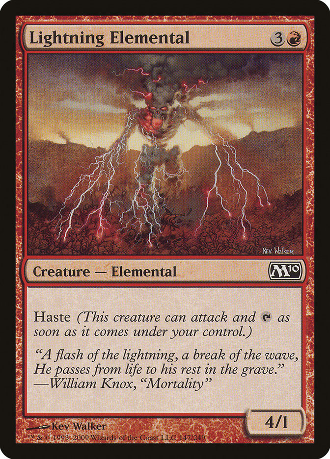 Lightning Elemental [Magic 2010] | Chromatic Games