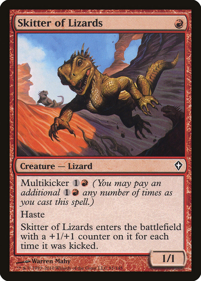 Skitter of Lizards [Worldwake] | Chromatic Games