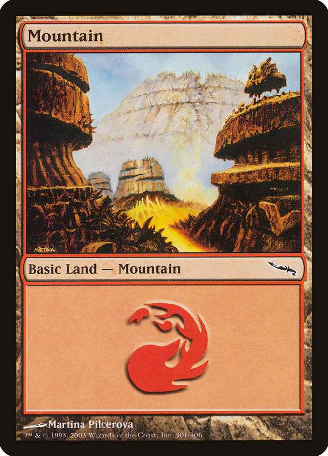 Mountain (301) [Mirrodin] | Chromatic Games