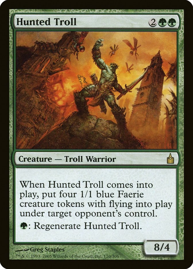 Hunted Troll [Ravnica: City of Guilds] | Chromatic Games