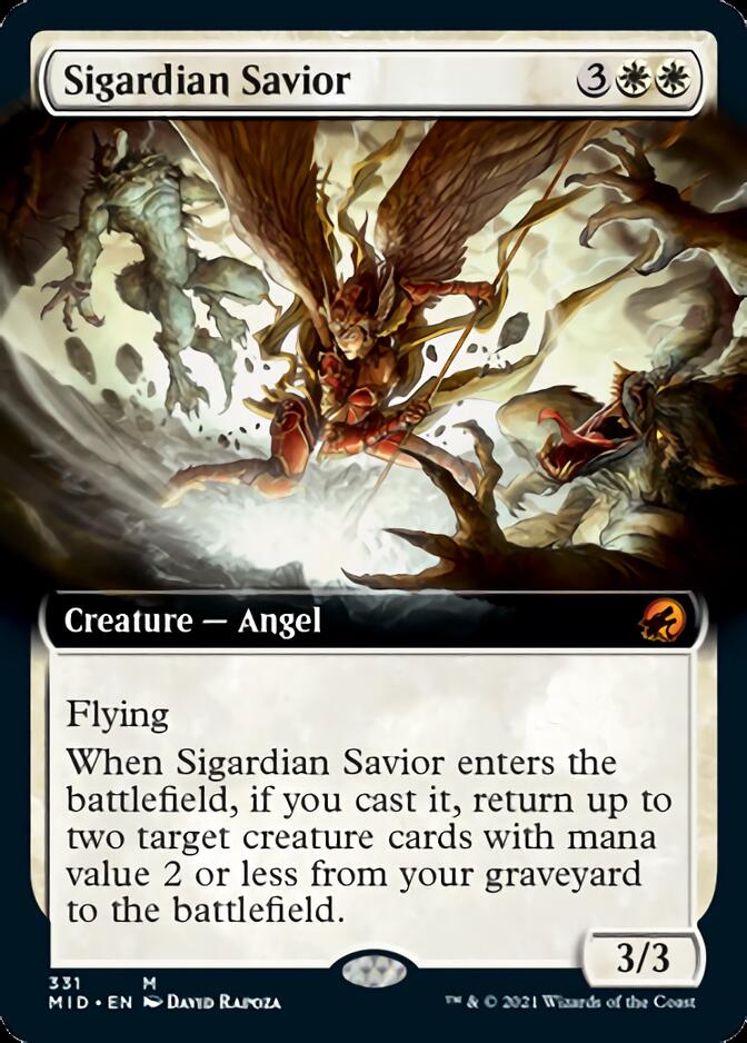 Sigardian Savior (Extended Art) [Innistrad: Midnight Hunt] | Chromatic Games