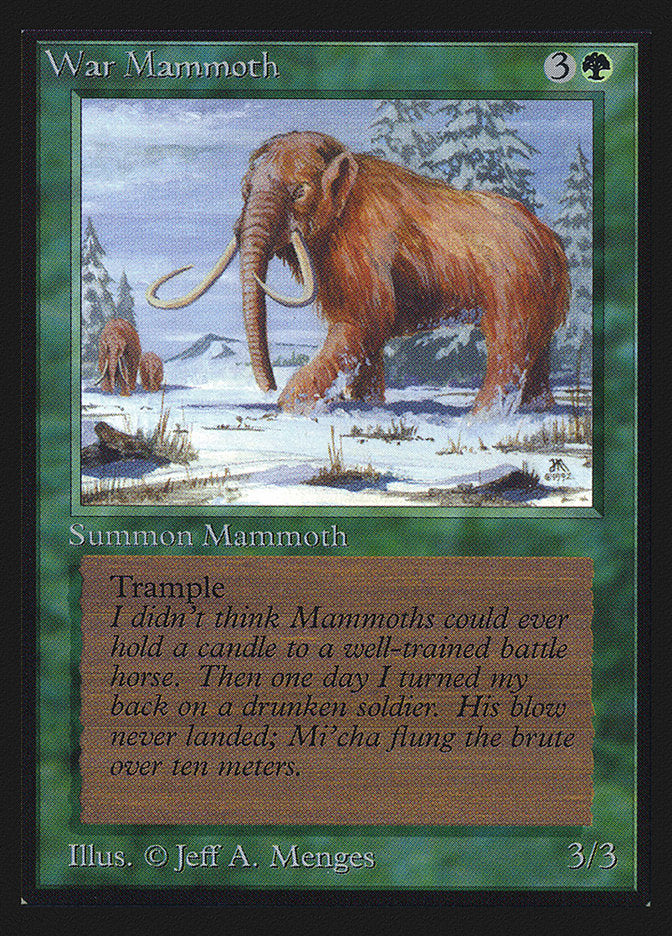 War Mammoth [Collectors' Edition] | Chromatic Games