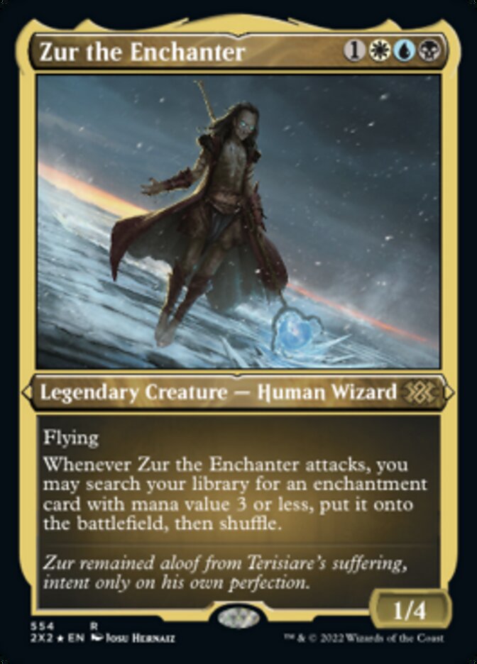 Zur the Enchanter (Foil Etched) [Double Masters 2022] | Chromatic Games