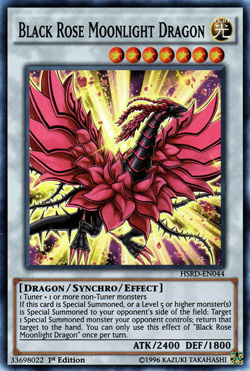 Black Rose Moonlight Dragon [HSRD-EN044] Super Rare | Chromatic Games