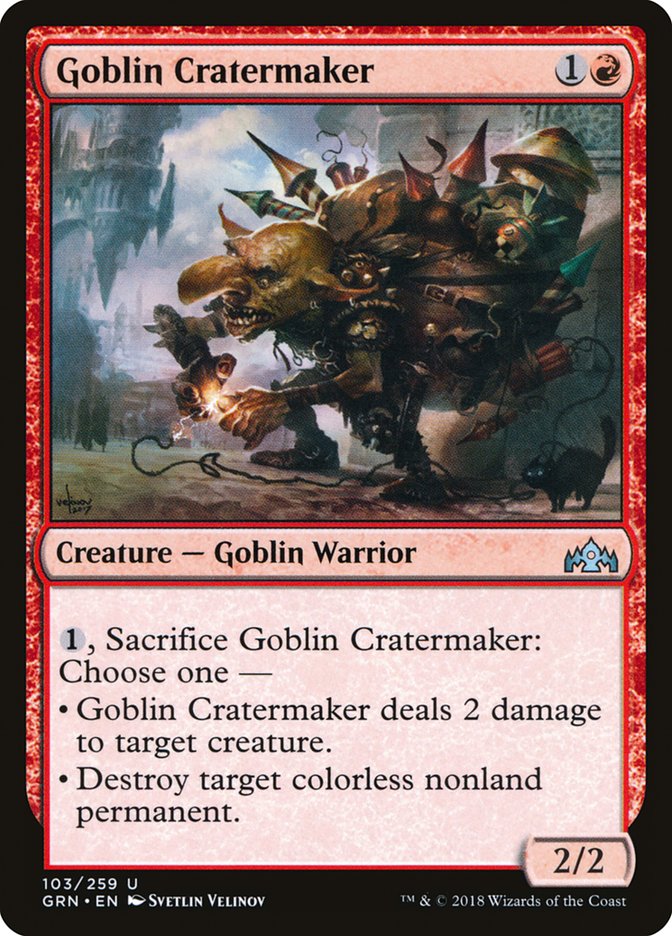 Goblin Cratermaker [Guilds of Ravnica] | Chromatic Games