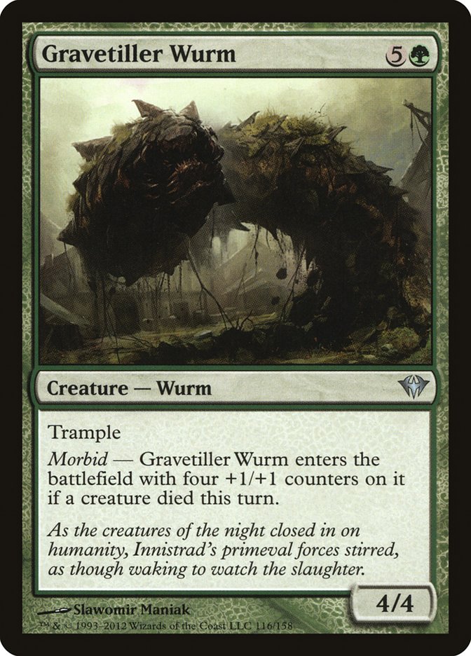 Gravetiller Wurm [Dark Ascension] | Chromatic Games