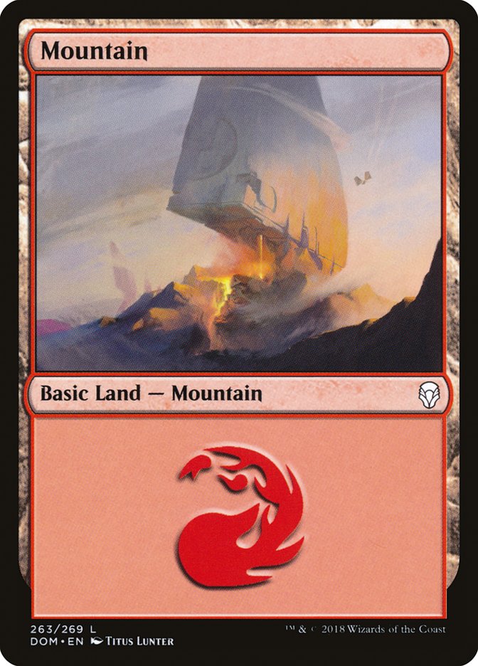 Mountain (263) [Dominaria] | Chromatic Games