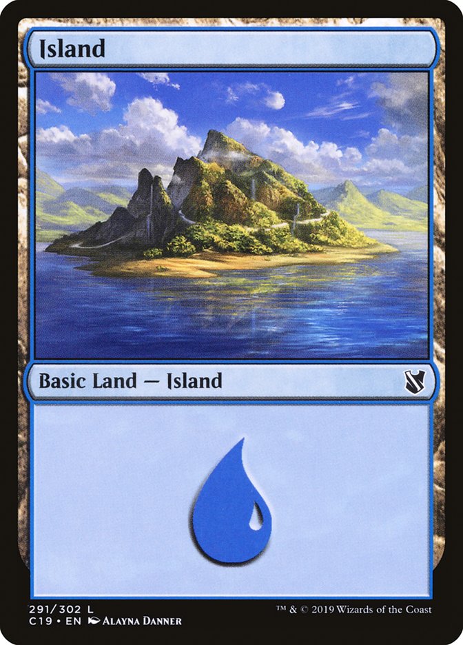 Island (291) [Commander 2019] | Chromatic Games