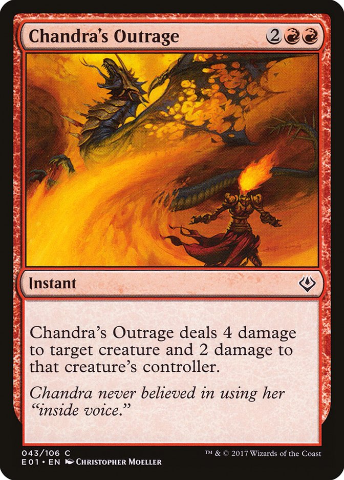 Chandra's Outrage [Archenemy: Nicol Bolas] | Chromatic Games