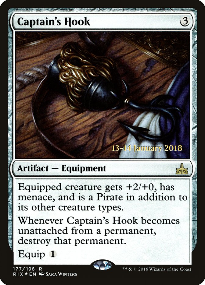 Captain's Hook [Rivals of Ixalan Prerelease Promos] | Chromatic Games