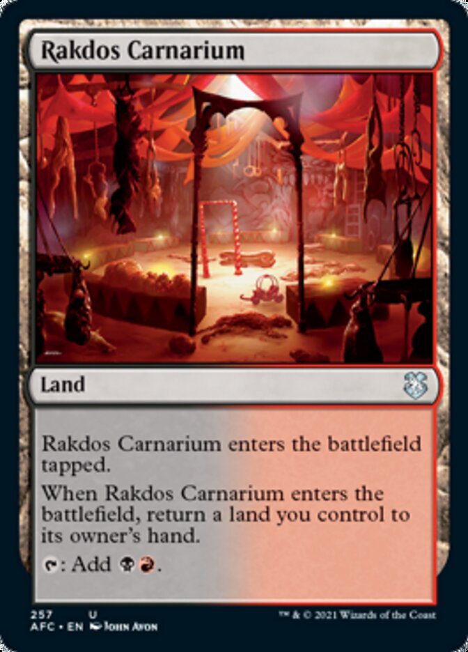 Rakdos Carnarium [Dungeons & Dragons: Adventures in the Forgotten Realms Commander] | Chromatic Games