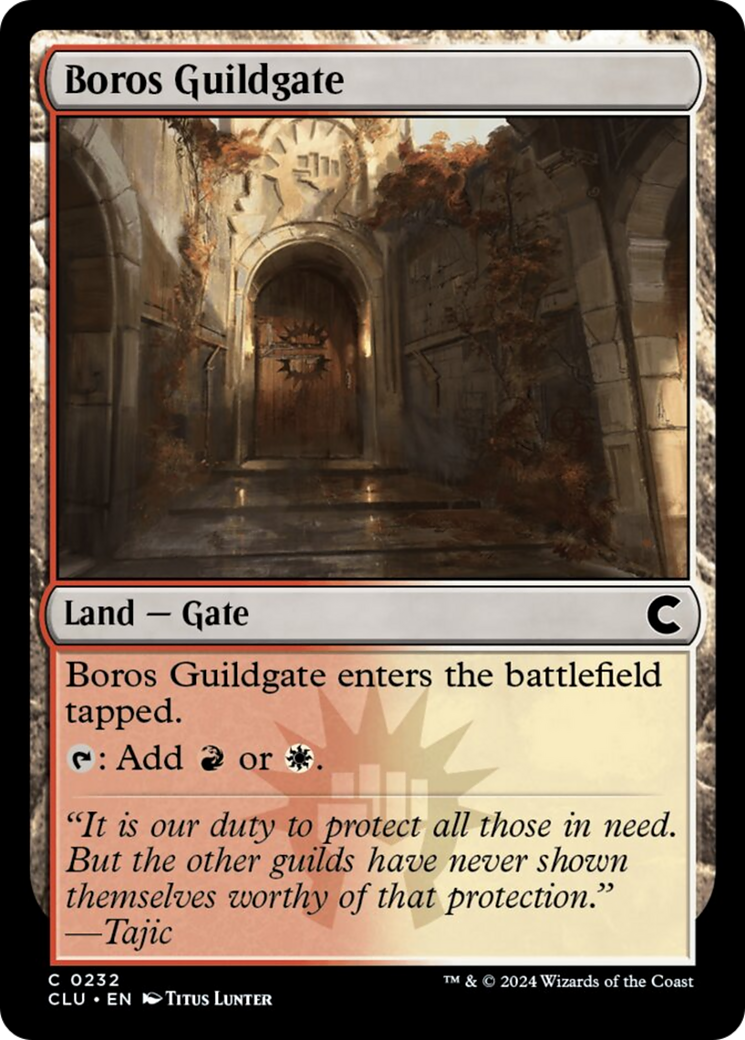 Boros Guildgate [Ravnica: Clue Edition] | Chromatic Games