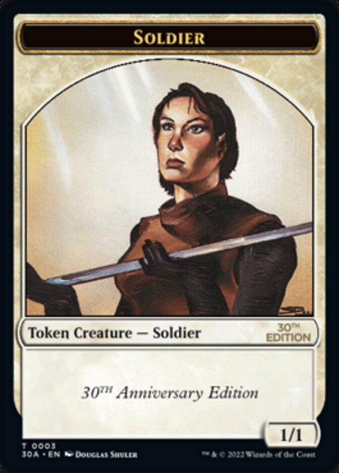 Soldier Token [30th Anniversary Tokens] | Chromatic Games