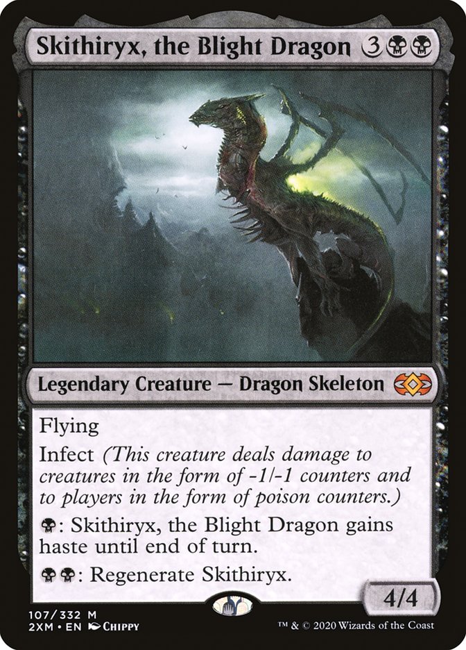 Skithiryx, the Blight Dragon [Double Masters] | Chromatic Games