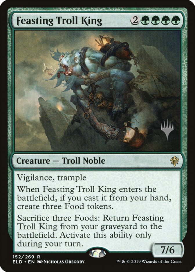 Feasting Troll King (Promo Pack) [Throne of Eldraine Promos] | Chromatic Games