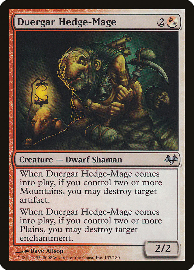 Duergar Hedge-Mage [Eventide] | Chromatic Games