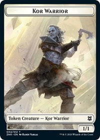 Kor Warrior // Plant Double-Sided Token [Zendikar Rising Tokens] | Chromatic Games