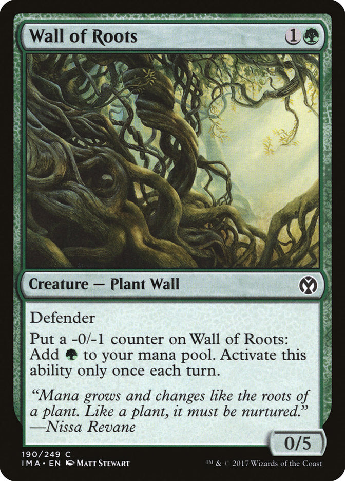 Wall of Roots [Iconic Masters] | Chromatic Games