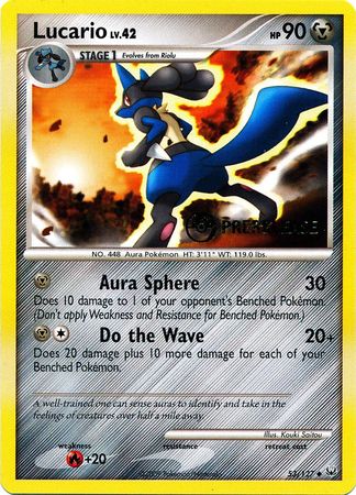 Lucario (Prerelease Promo) [DP Black Star Promos] | Chromatic Games