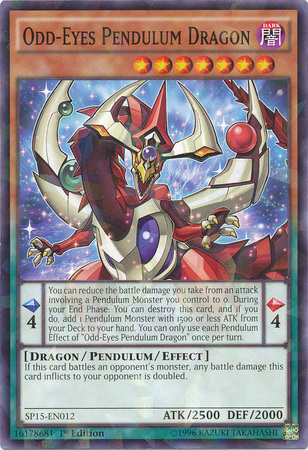 Odd-Eyes Pendulum Dragon [SP15-EN012] Shatterfoil Rare | Chromatic Games