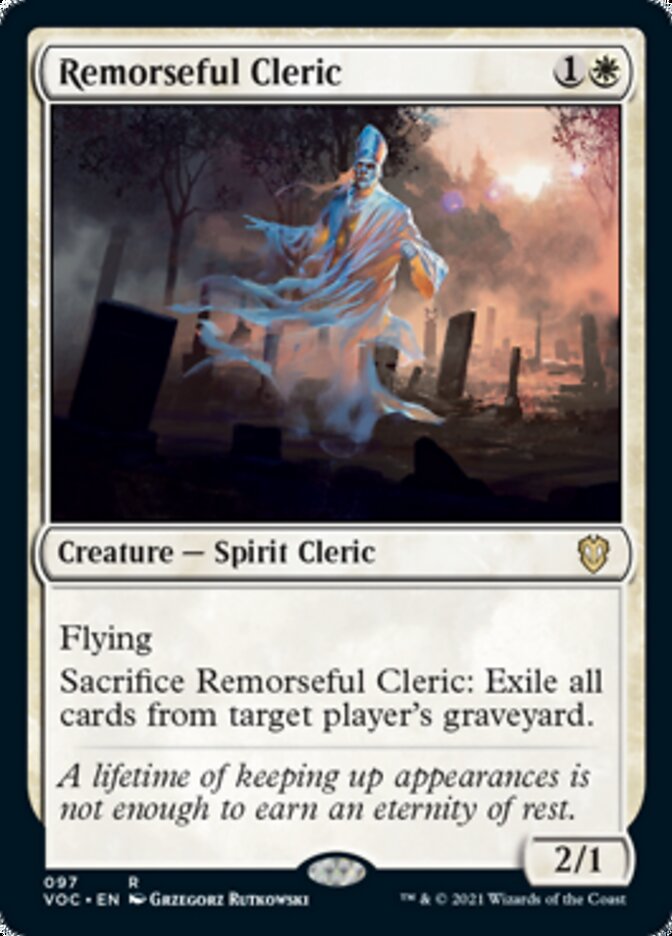 Remorseful Cleric [Innistrad: Crimson Vow Commander] | Chromatic Games