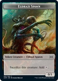 Eldrazi Spawn // Plant Double-Sided Token [Double Masters Tokens] | Chromatic Games