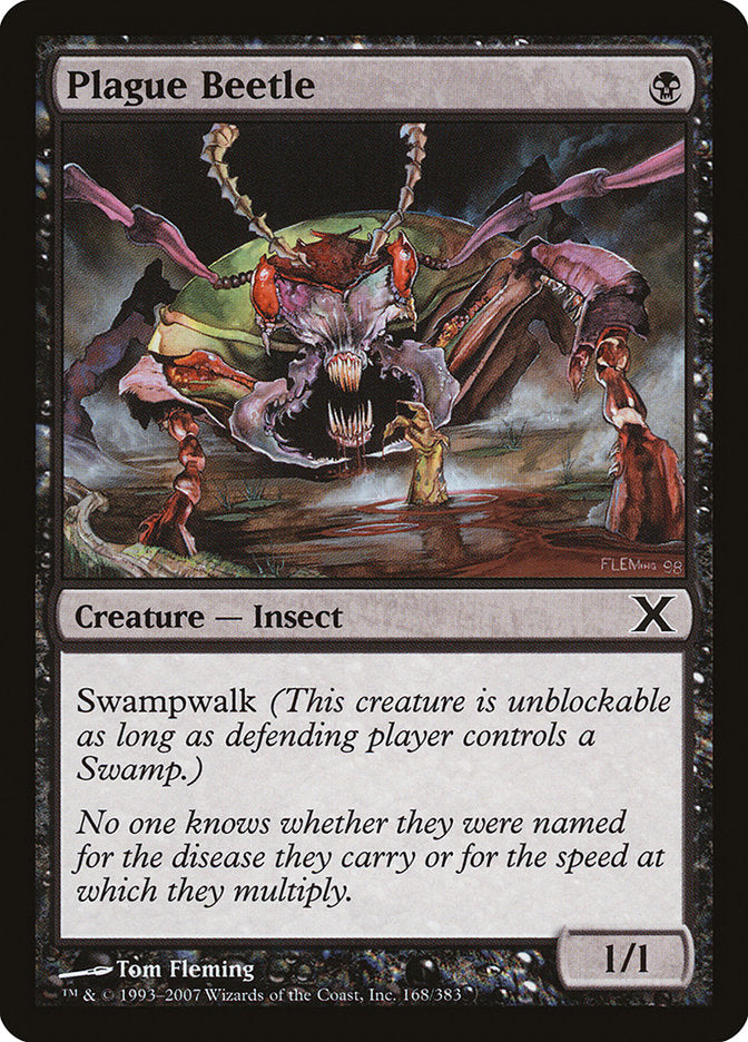 Plague Beetle [Tenth Edition] | Chromatic Games