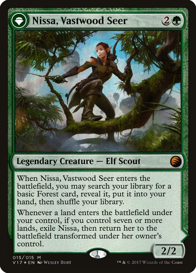 Nissa, Vastwood Seer // Nissa, Sage Animist [From the Vault: Transform] | Chromatic Games