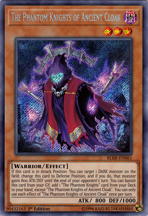 The Phantom Knights of Ancient Cloak [BLRR-EN061] Secret Rare | Chromatic Games