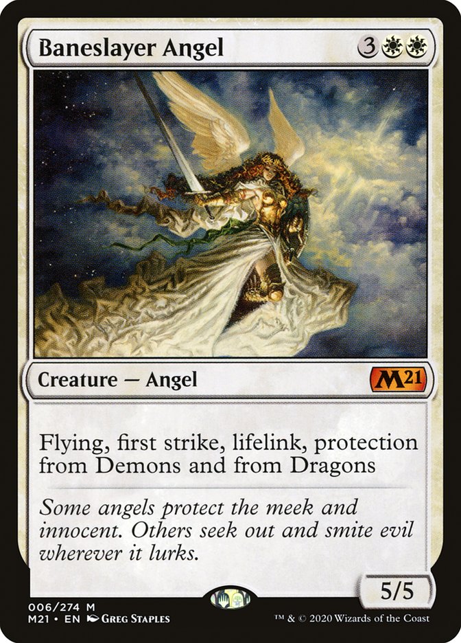 Baneslayer Angel [Core Set 2021] | Chromatic Games