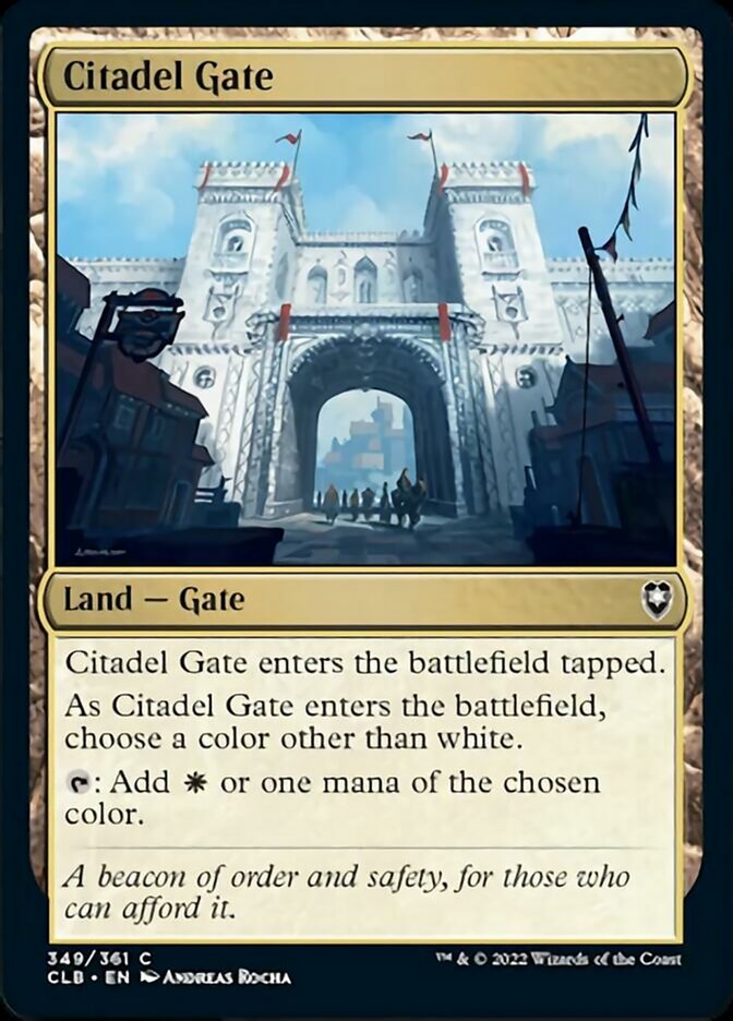 Citadel Gate [Commander Legends: Battle for Baldur's Gate] | Chromatic Games