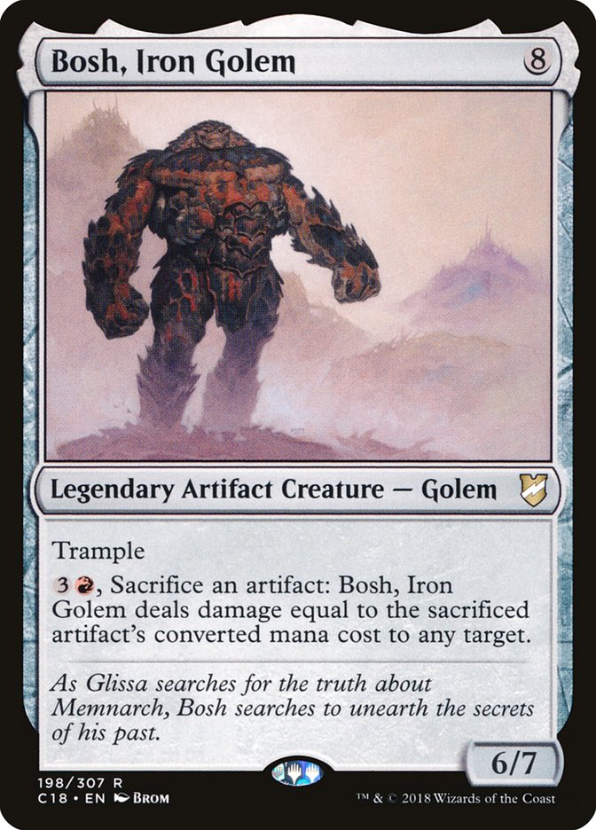 Bosh, Iron Golem [Commander 2018] | Chromatic Games