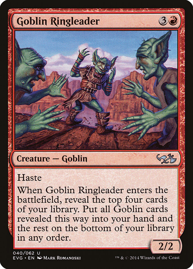 Goblin Ringleader (Elves vs. Goblins) [Duel Decks Anthology] | Chromatic Games