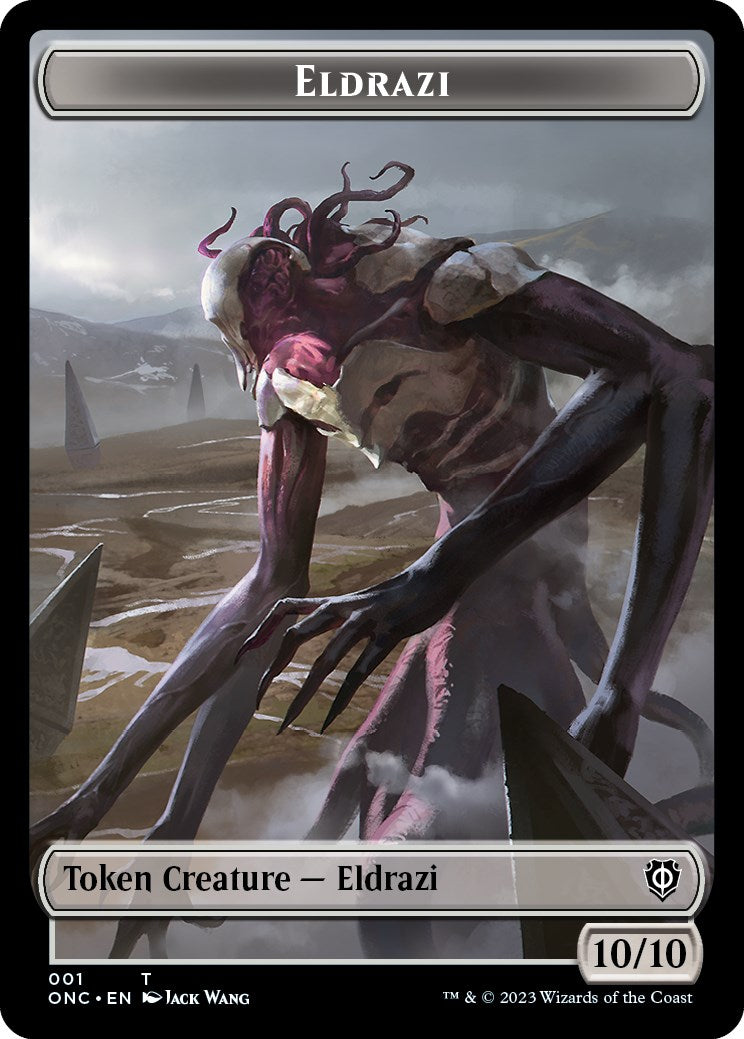 Soldier (017) // Eldrazi Double-Sided Token [Phyrexia: All Will Be One Commander Tokens] | Chromatic Games