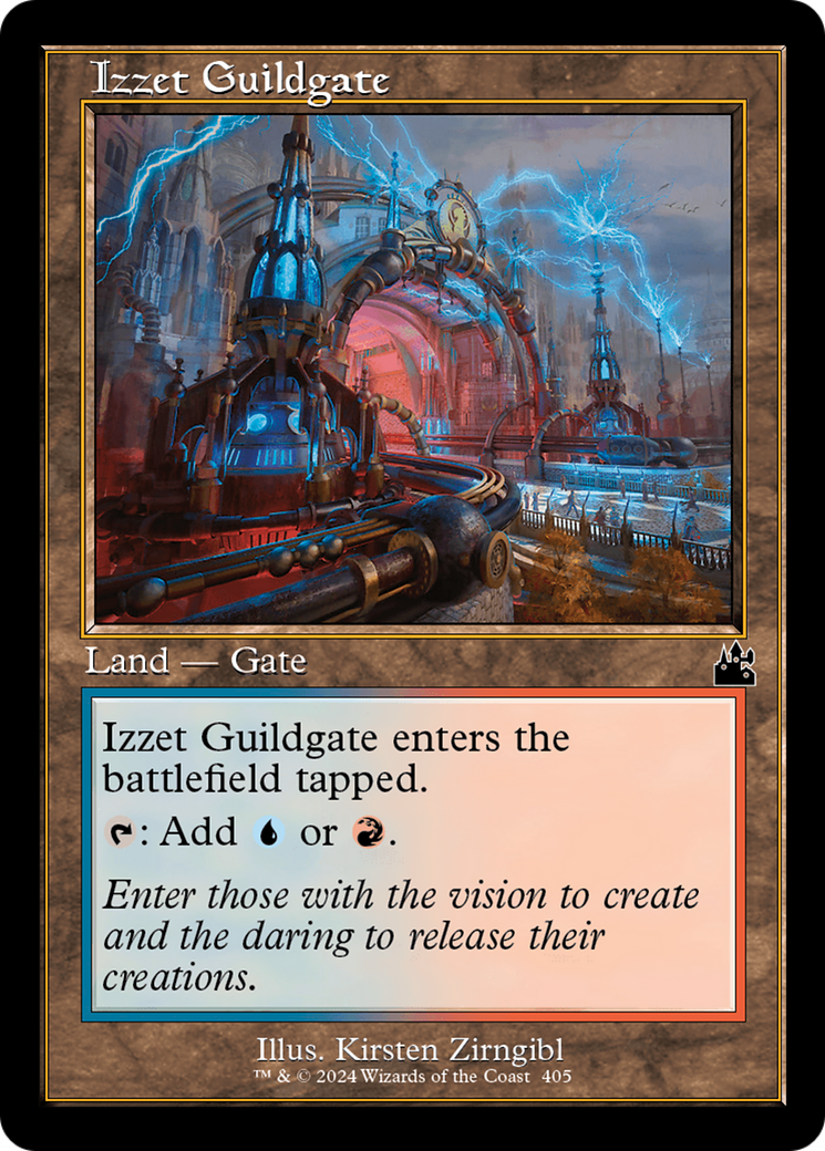 Izzet Guildgate (Retro Frame) [Ravnica Remastered] | Chromatic Games