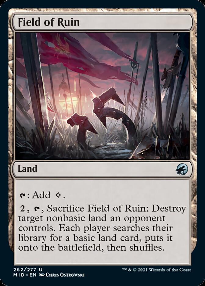 Field of Ruin [Innistrad: Midnight Hunt] | Chromatic Games