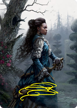 Mina Harker Art Card (Gold-Stamped Signature) [Innistrad: Crimson Vow Art Series] | Chromatic Games