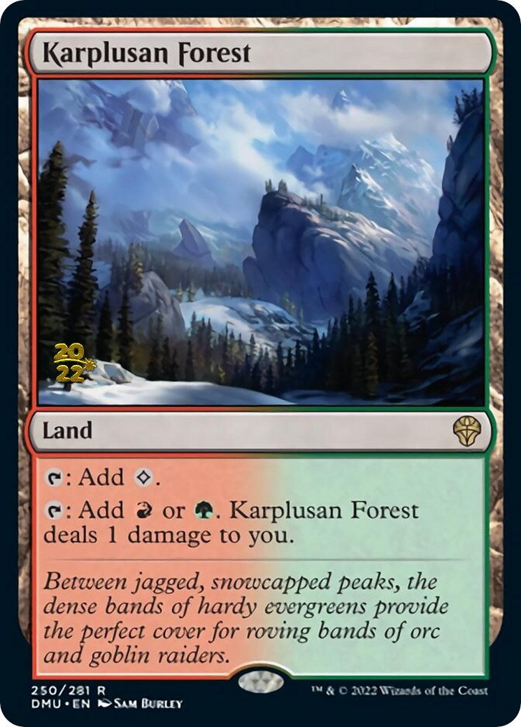 Karplusan Forest [Dominaria United Prerelease Promos] | Chromatic Games