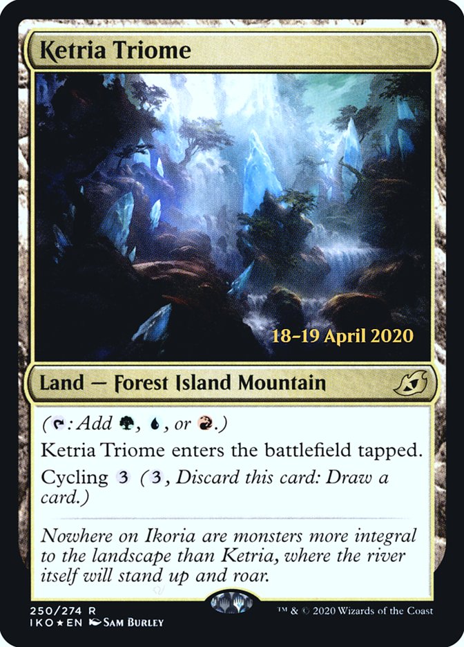 Ketria Triome [Ikoria: Lair of Behemoths Prerelease Promos] | Chromatic Games