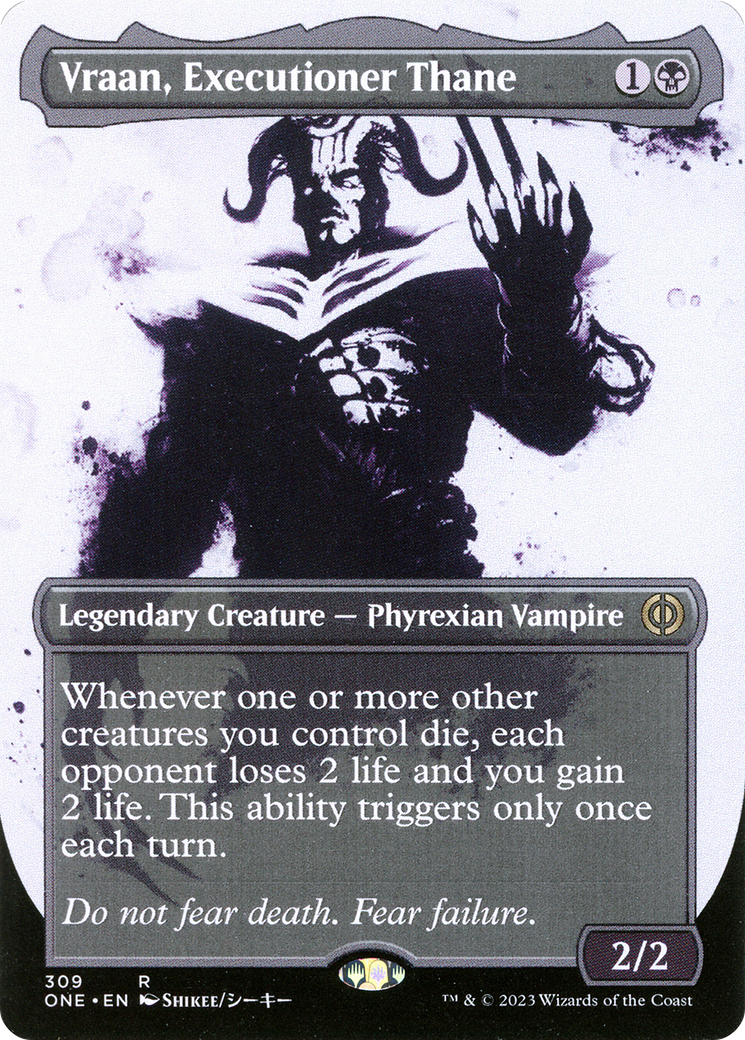 Vraan, Executioner Thane (Borderless Ichor) [Phyrexia: All Will Be One] | Chromatic Games