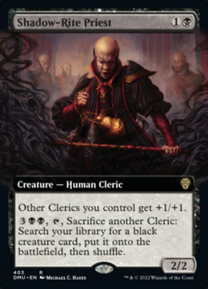 Shadow-Rite Priest (Extended Art) [Dominaria United] | Chromatic Games