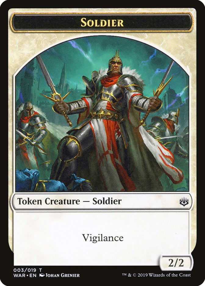 Soldier Token [War of the Spark Tokens] | Chromatic Games