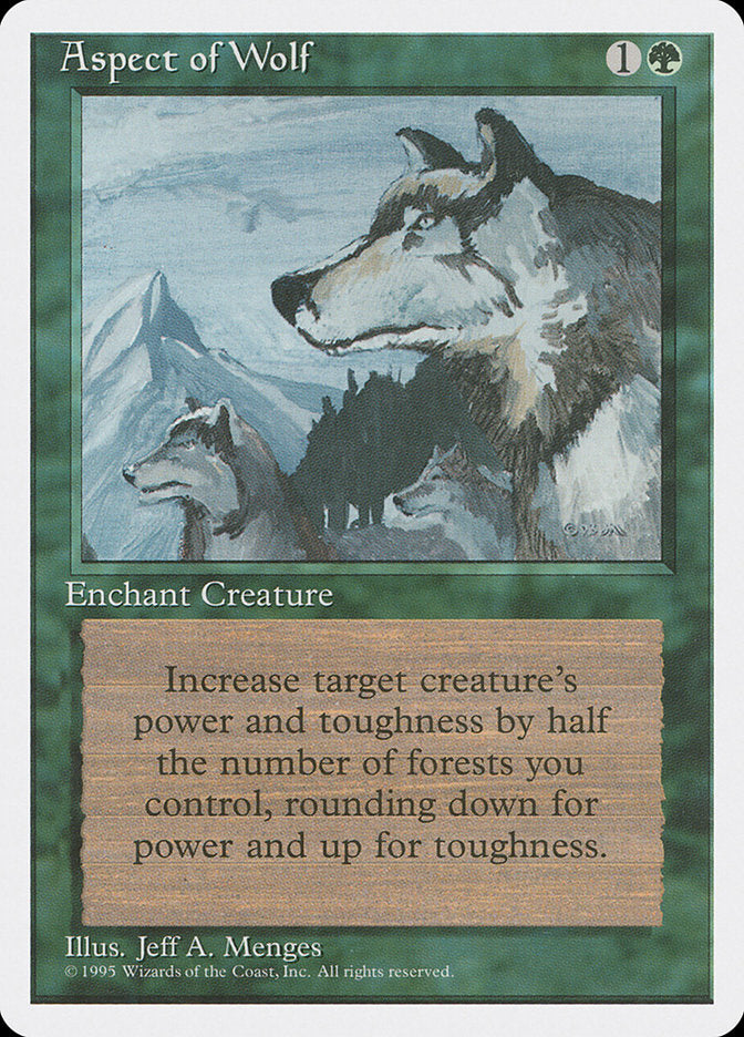 Aspect of Wolf [Fourth Edition] | Chromatic Games