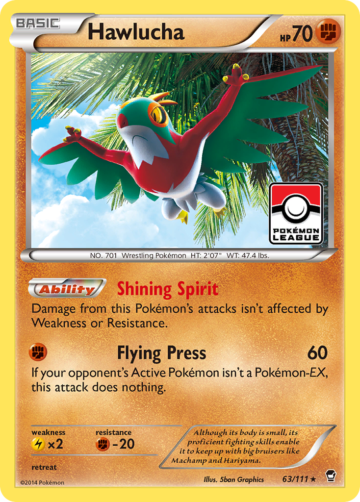 Hawlucha (63/111) [XY: Furious Fists] | Chromatic Games